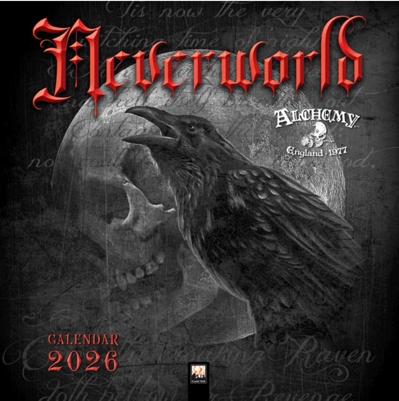 Flame Tree Calendars Stationery > Calendars Wall Calendar 2026  - Alchemy: Neverworld 9781835623206 ING-9781835623206