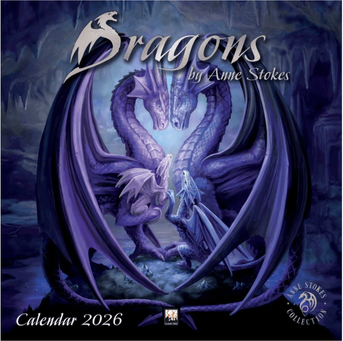 Flame Tree Calendars Stationery > Calendars Wall Calendar 2026 - Dragons by Anne Stokes 9781835623183 ING-9781835623183