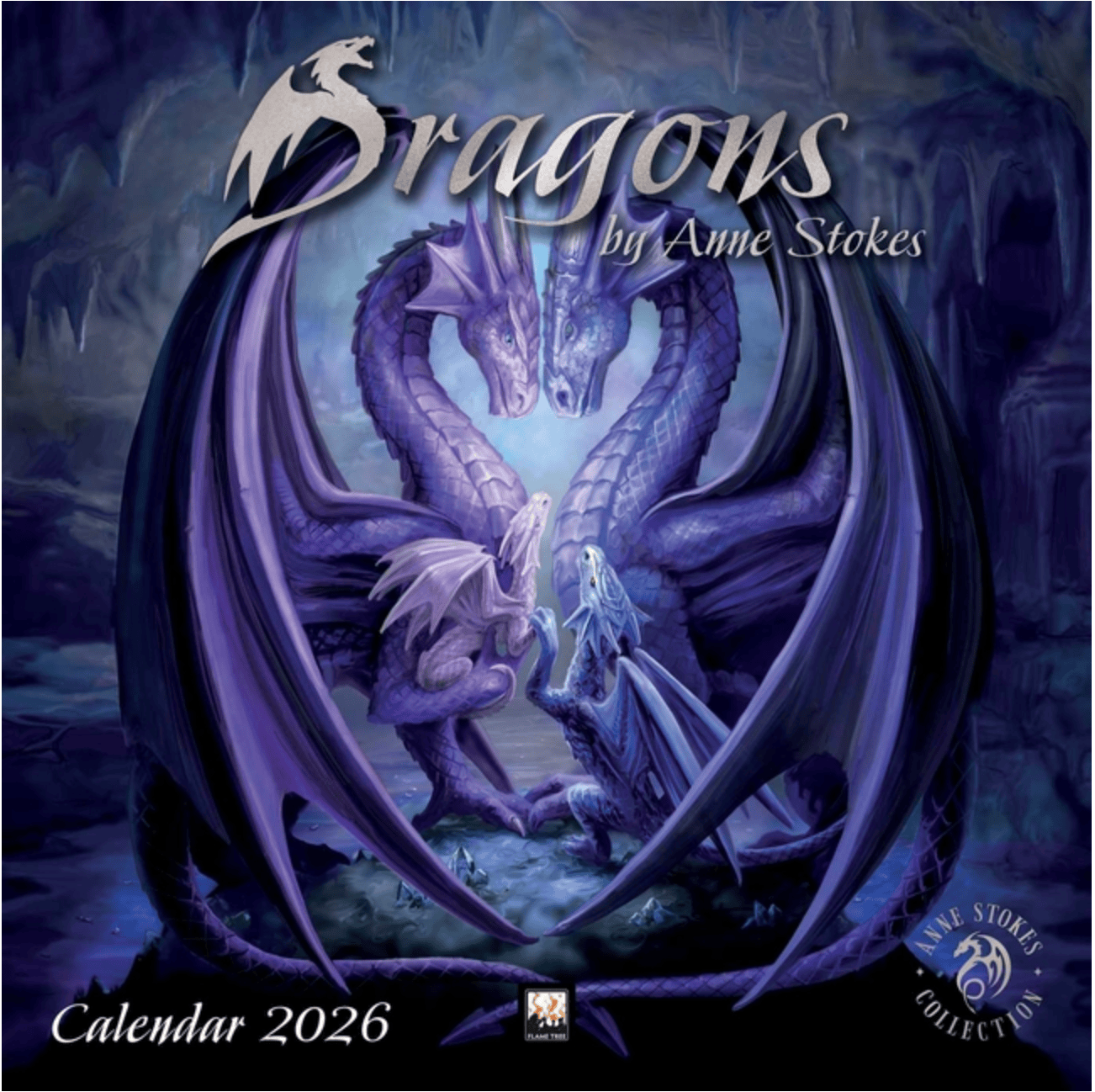 Flame Tree Calendars Stationery > Calendars Wall Calendar 2026 - Dragons by Anne Stokes 9781835623183 ING-9781835623183