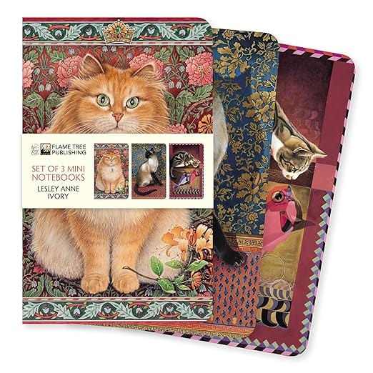 Flame Tree Studio Journals Lesley Anne Ivory Set of 3 Mini Notebooks (Mini Notebook Collections) 9781839642852 2012141