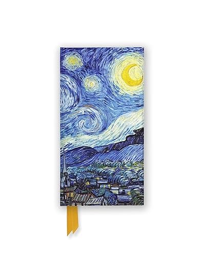 Flame Tree Studio Journals Vincent van Gogh: Starry Night (Foiled Slimline Journal) (Flame Tree Slimline Journals) 9781804177754 9781804177754
