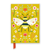 Flame Tree Studio Stationery > Journal Bee Brown: Wildflower Bee Journal (Foiled Journal) (Flame Tree Notebooks) 9781835621813 2409074
