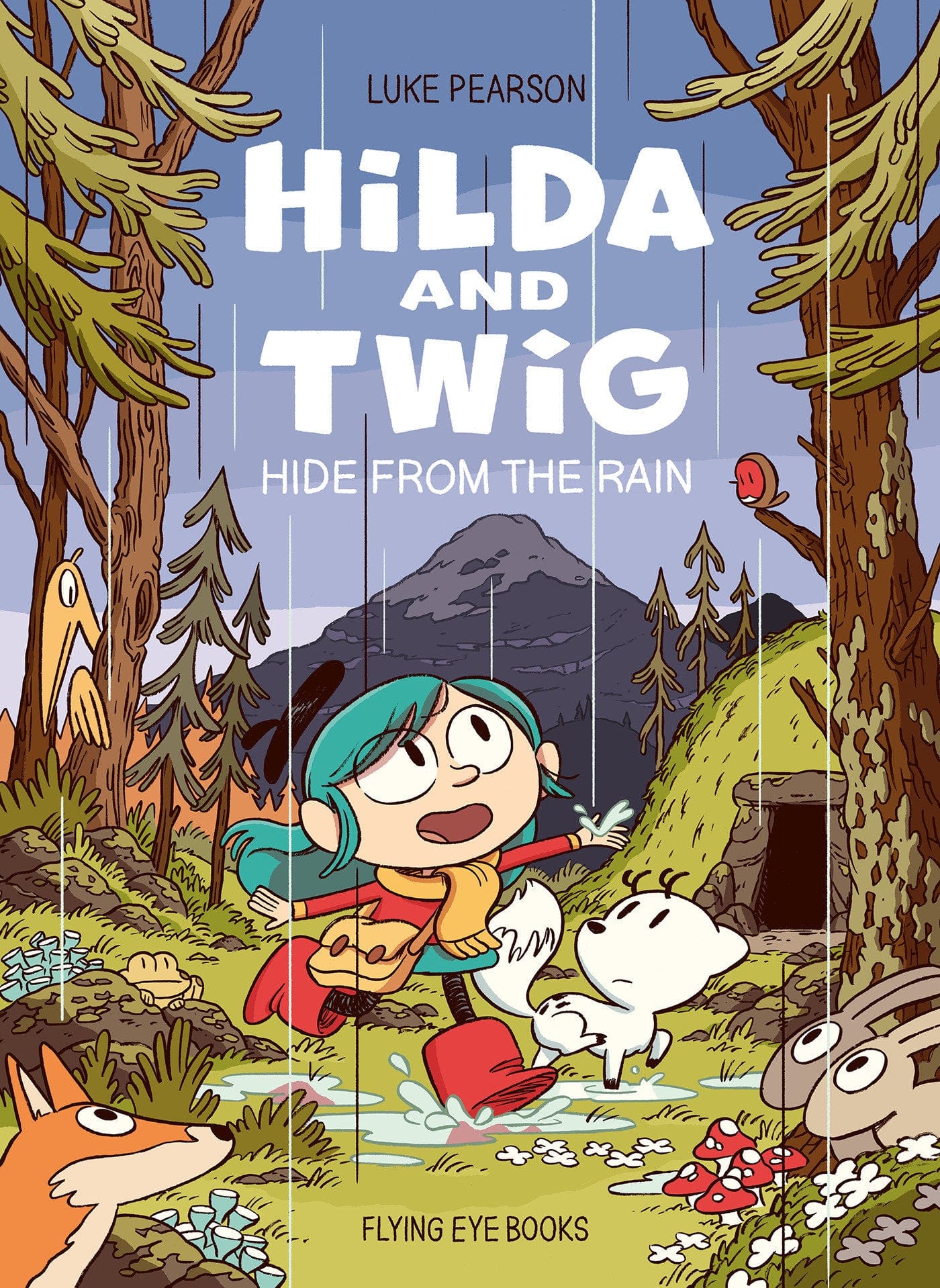 Flying Eye Books Ltd. Comic Books Hilda and Twig Hide from the Rain 9781838743963 PRH-9781838743963