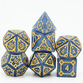 Foam Brain Games Dice > Other Dice 7-set 25mm Castle: Blue 617629765410 FBG1013