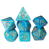 Foam Brain Games Dice > Other Dice 7-Set 25mm Queen's Armory: Aquatic 840292515598 FBG2682