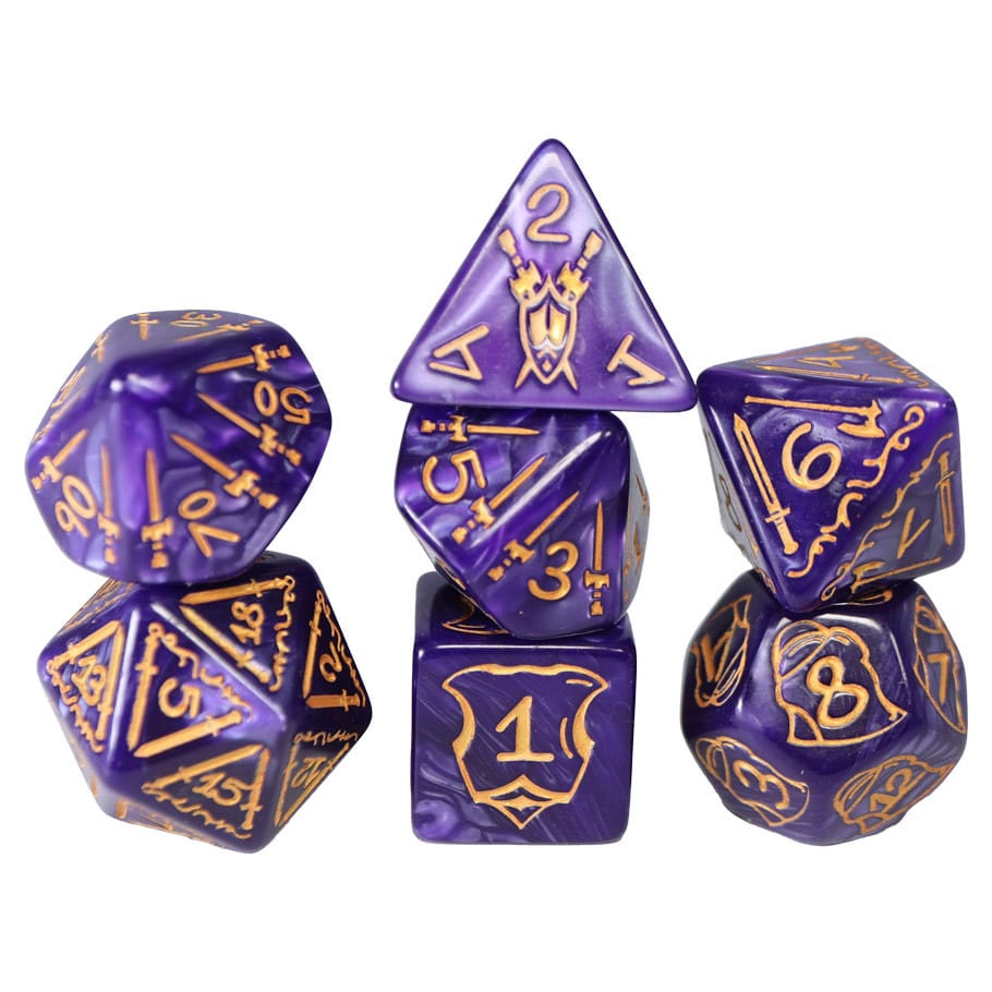 Foam Brain Games Dice > Other Dice 7-Set 25mm Queen's Armory: Enchanted 840292515604 FBG2681