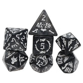 Foam Brain Games Dice > Other Dice 7-Set Drakes Flight: Nightmare 840292513679 FBG2652