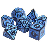 Foam Brain Games Dice > Other Dice 7-Set Magic Flame: Blue 617629764291 FBG2234