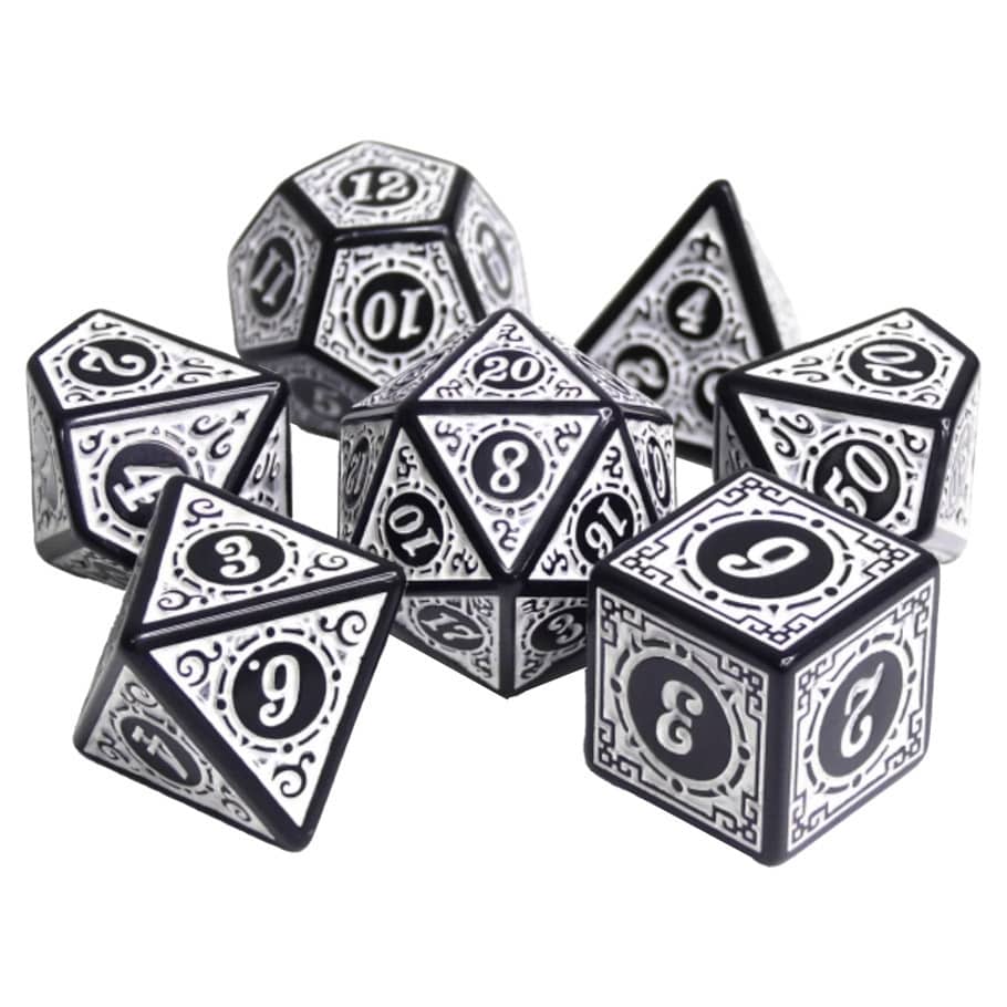 Foam Brain Games Dice > Other Dice 7-Set Magic Flame: White 617629764284 FBG2233