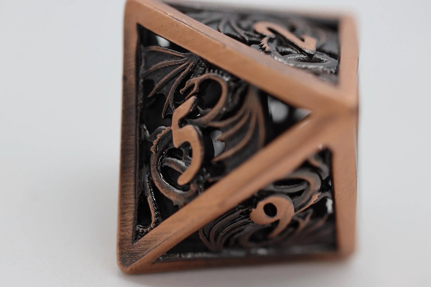 Foam Brain Games Dice > Other Dice Dragon Essence: Copper - Hollow Metal RPG Dice Set 617629726992 FBG4186