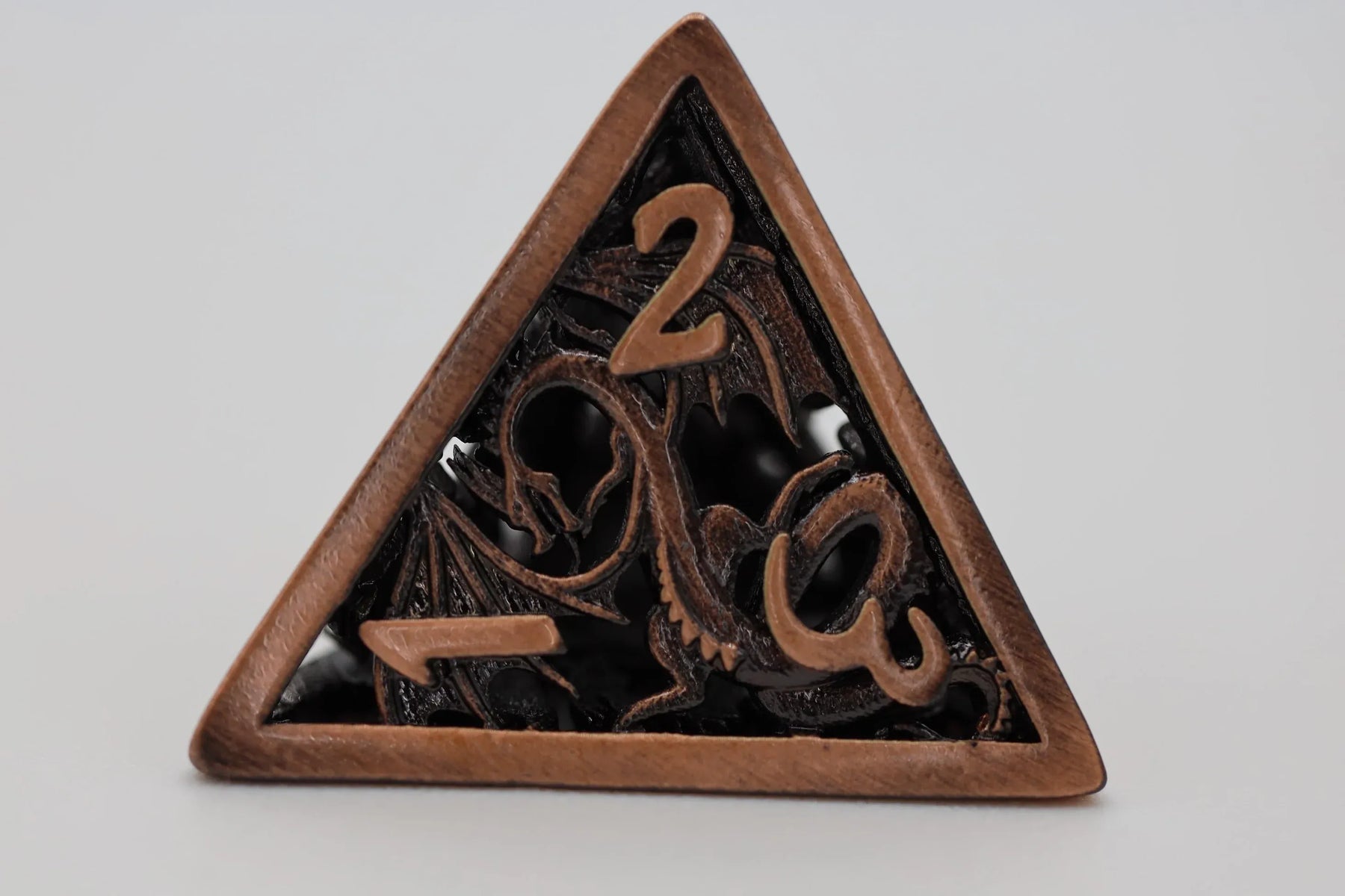 Foam Brain Games Dice > Other Dice Dragon Essence: Copper - Hollow Metal RPG Dice Set 617629726992 FBG4186