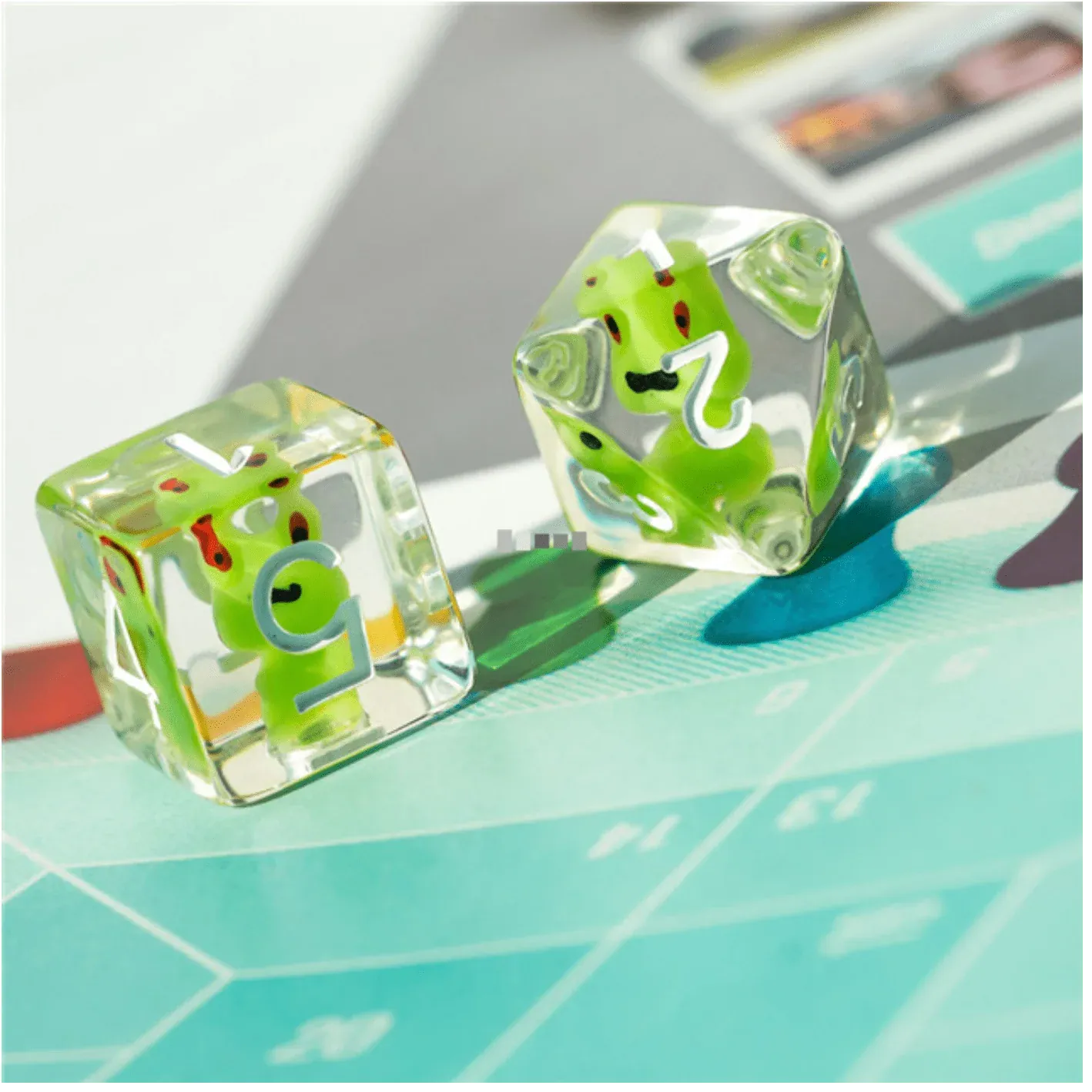 Foam Brain Games Dice > Other Dice Frog RPG Dice Set 617629764321 FBG1177
