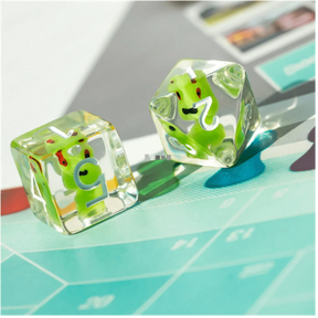 Foam Brain Games Dice > Other Dice Frog RPG Dice Set 617629764321 FBG1177
