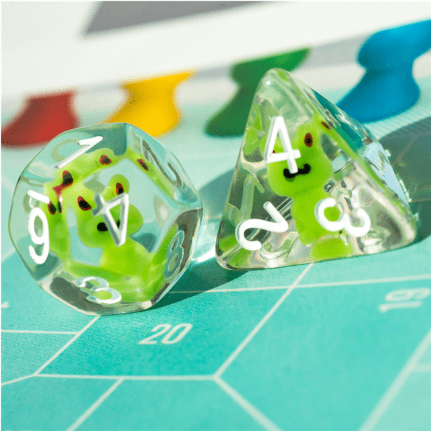 Foam Brain Games Dice > Other Dice Frog RPG Dice Set 617629764321 FBG1177