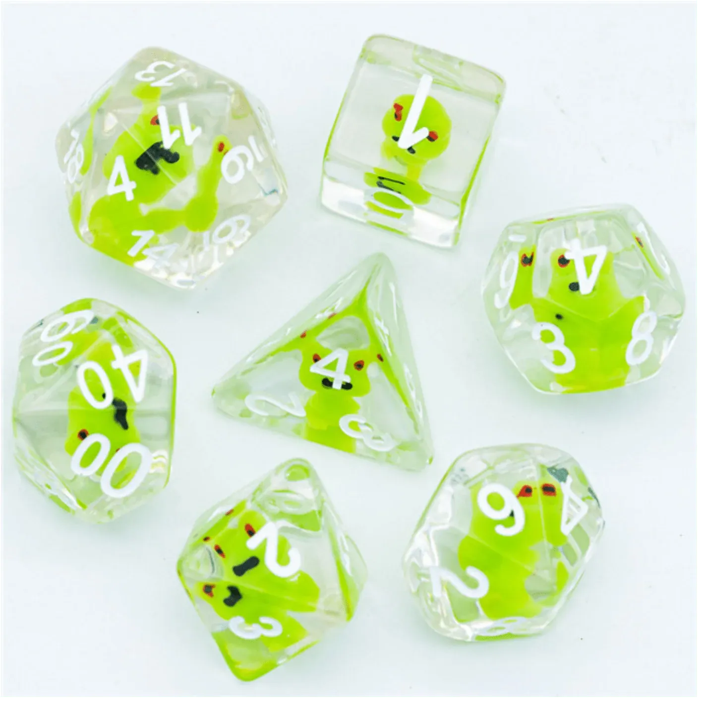 Foam Brain Games Dice > Other Dice Frog RPG Dice Set 617629764321 FBG1177