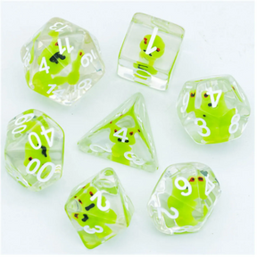 Foam Brain Games Dice > Other Dice Frog RPG Dice Set 617629764321 FBG1177