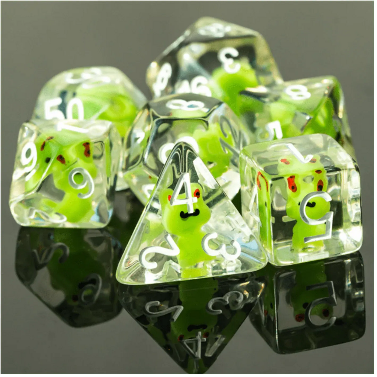 Foam Brain Games Dice > Other Dice Frog RPG Dice Set 617629764321 FBG1177