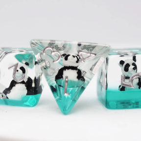 Foam Brain Games Dice > Other Dice Panda On Water RPG Dice Set 840292512832 FBG2606