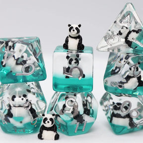 Foam Brain Games Dice > Other Dice Panda On Water RPG Dice Set 840292512832 FBG2606