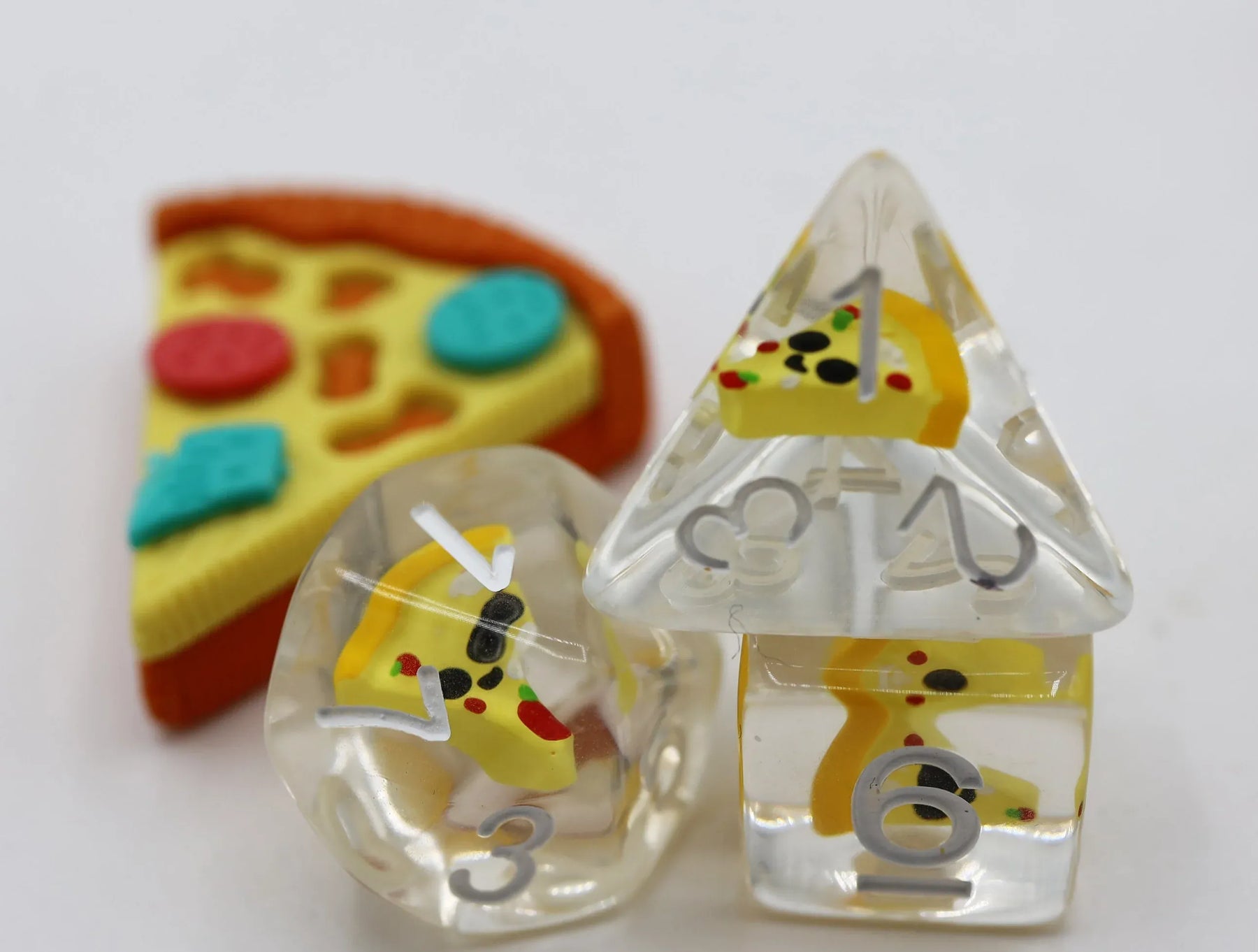 Foam Brain Games Dice > Other Dice Pizza RPG Dice Set 617629762563 FBG2283