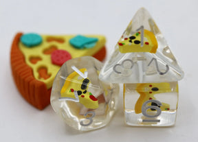 Foam Brain Games Dice > Other Dice Pizza RPG Dice Set 617629762563 FBG2283