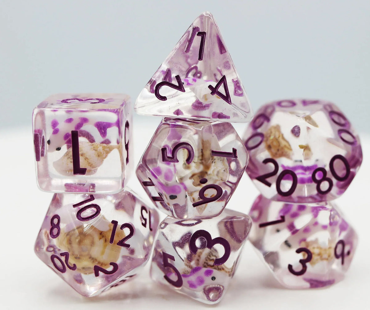 Foam Brain Games Dice > Other Dice Purple Koi RPG Dice Set 840292501188 FBG2352