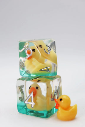Foam Brain Games Dice > Other Dice Rubber Duckie RPG Dice Set 840292507302 FBG2429