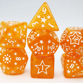 Foam Brain Games Dice > Other Dice Shooting Stars: Sodium RPG Dice Set 840292516205 FBG2685