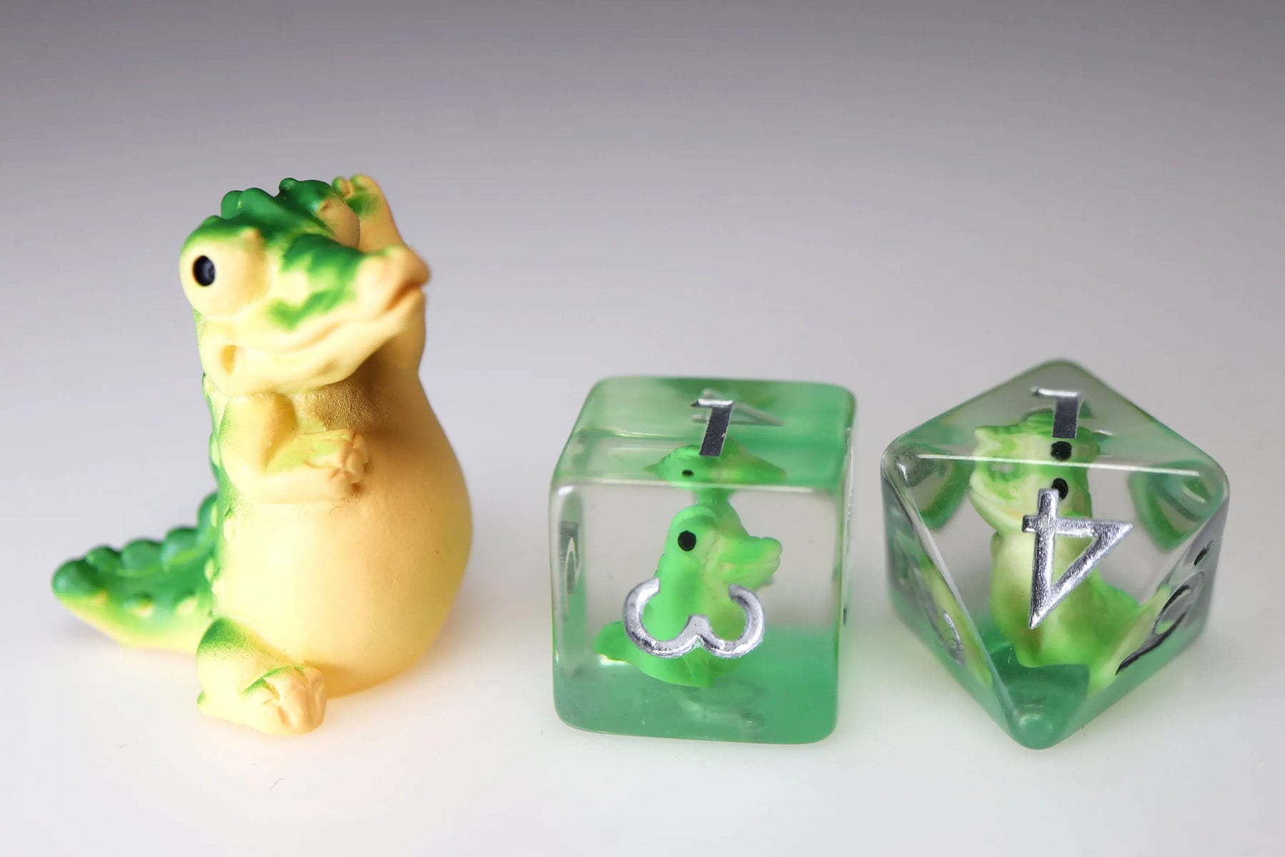 Foam Brain Games Dice > Other Dice Smiling Crocodile RPG Dice Set 840292516656 FBG2713