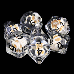 Foam Brain Games Dice > Other Dice Stone Skull RPG Dice Set 617629764932 FBG2077