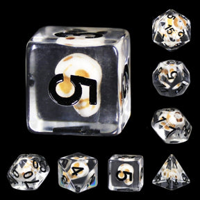 Foam Brain Games Dice > Other Dice Stone Skull RPG Dice Set 617629764932 FBG2077