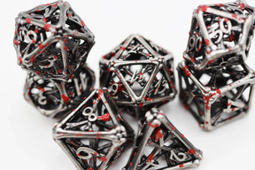 Foam Brain Games Dice > Other Dice Vampire Bones - Hollow Metal RPG Dice Set 617629763140 FBG4216