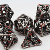 Foam Brain Games Dice > Other Dice Vampire Bones - Hollow Metal RPG Dice Set 617629763140 FBG4216