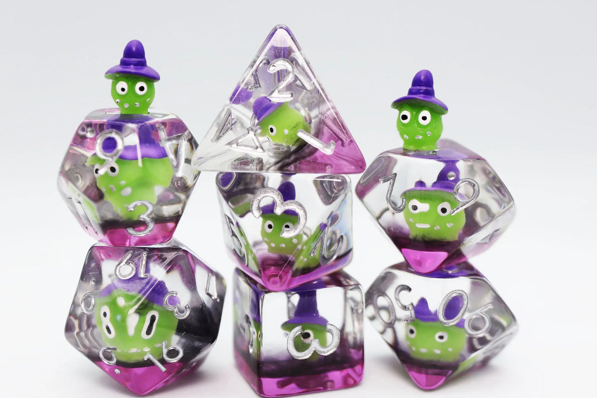 Foam Brain Games Dice > Other Dice Wacky Witches RPG Dice Set 840292511811 FBG2569