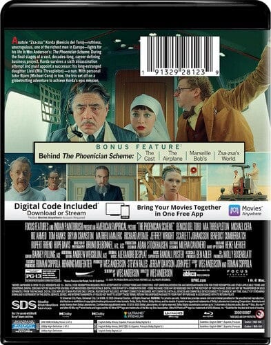 Focus Features Movies > Blu-Ray > 4K 4K: The Phoenician Scheme 191329281239 FOCF1000856133UHD