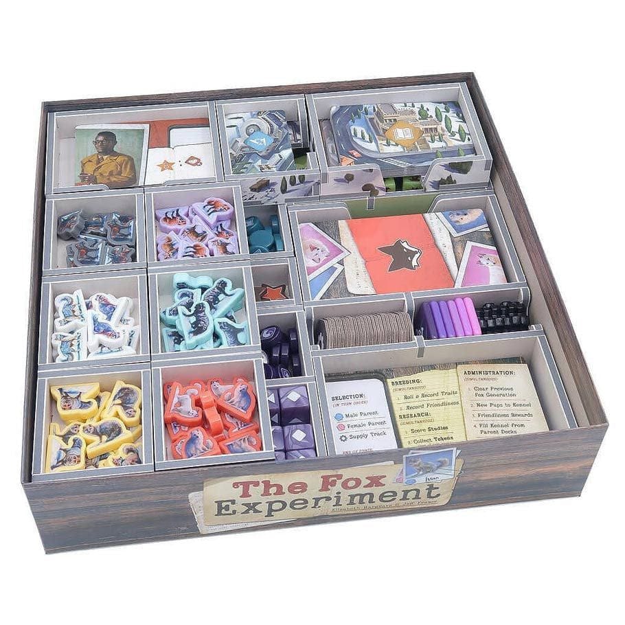 Folded Space Game Supplies > Box Inserts & Organizers Box Insert: Color: The Fox Experiment 3800501487990 FDSFOXE