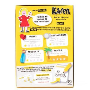 Format Games Board Games > Party Games KAREN (New Version) 5060959630234 KRN02US