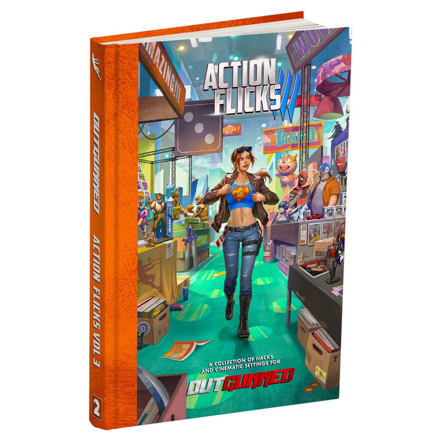Free League Graphic Novel Outgunned: Action Flicks: Volume 3 9791281722460 FLFOG007EN