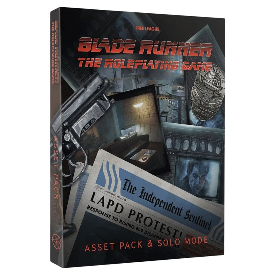 Free League Tabletop Games > Role-Playing Games > Expansions Blade Runner RPG: Asset Pack & Solo Mode 9789189765658 FLFBLR009