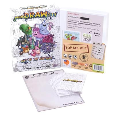 FRIENDLY SKELETON Board Games MonsDRAWsity: Best of the Bestiary Expansion 850052286125 FSKMDSXB0101