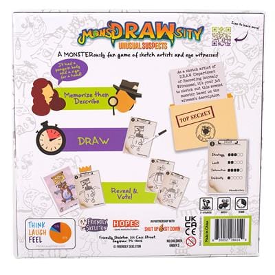 FRIENDLY SKELETON Board Games MonsDRAWsity: Unusual Suspects 850052286149 FSKMDSL0101