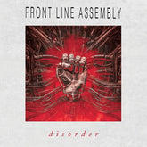 Front Line Assembly - Disorder (Red & Black Splatter)