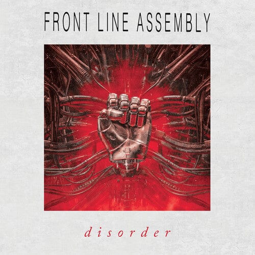 Front Line Assembly - Disorder (Red & Black Splatter)