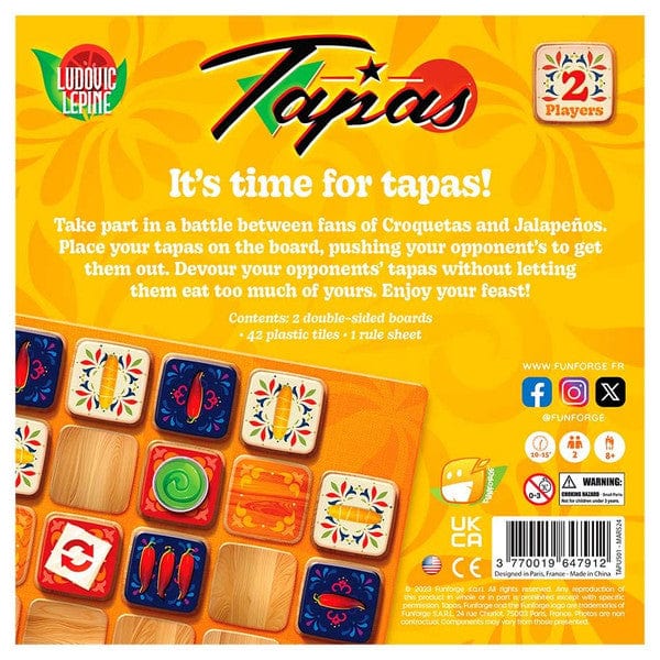 Fun Forge Board Games Tapas 3770019647912 FFOTAPUS01