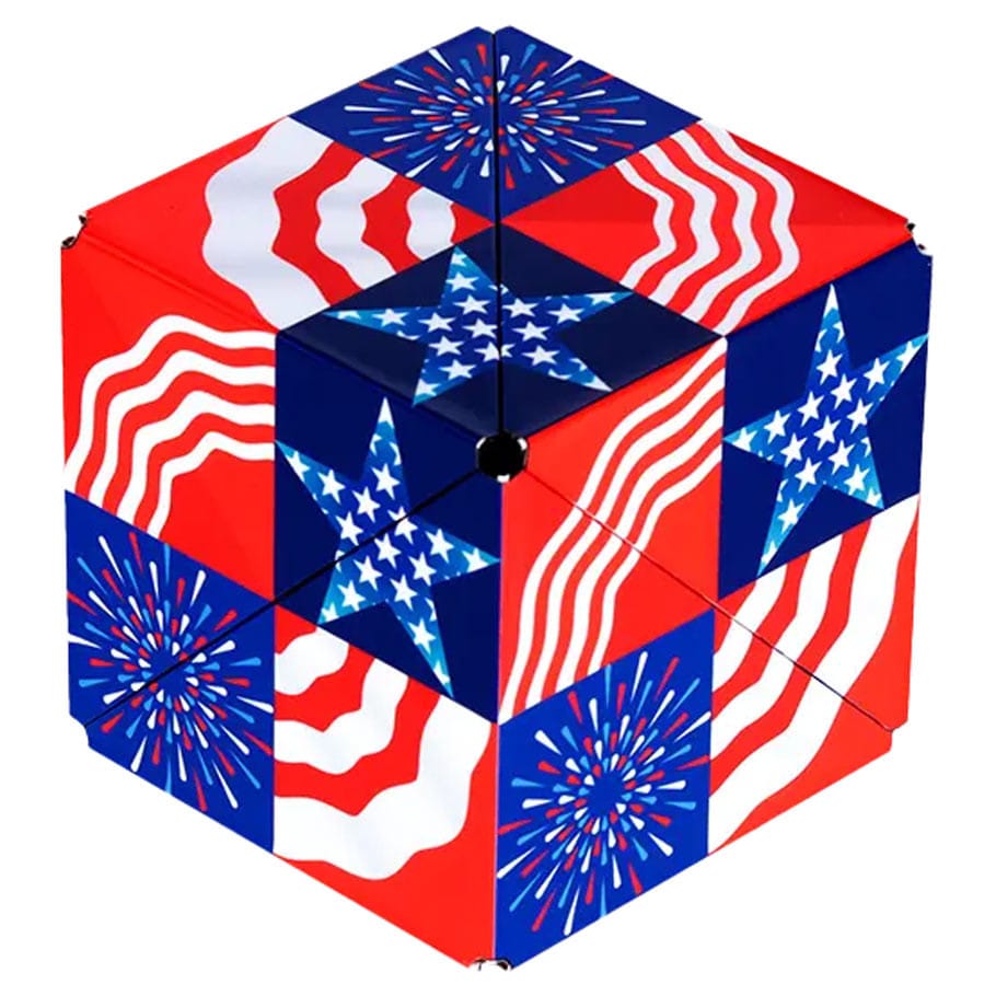 Fun In Motion Toys Puzzles > Hand Puzzles Shashibo: Celebrations: Patriotic 850079240247 FIMSHA60US