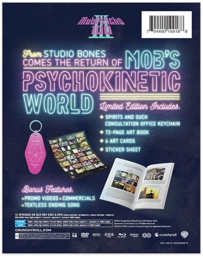Funimation Prod Movies > Blu-Ray Mob Psycho 100 III: Season 3 [Blu-Ray] 704400109188 FUP10918BR