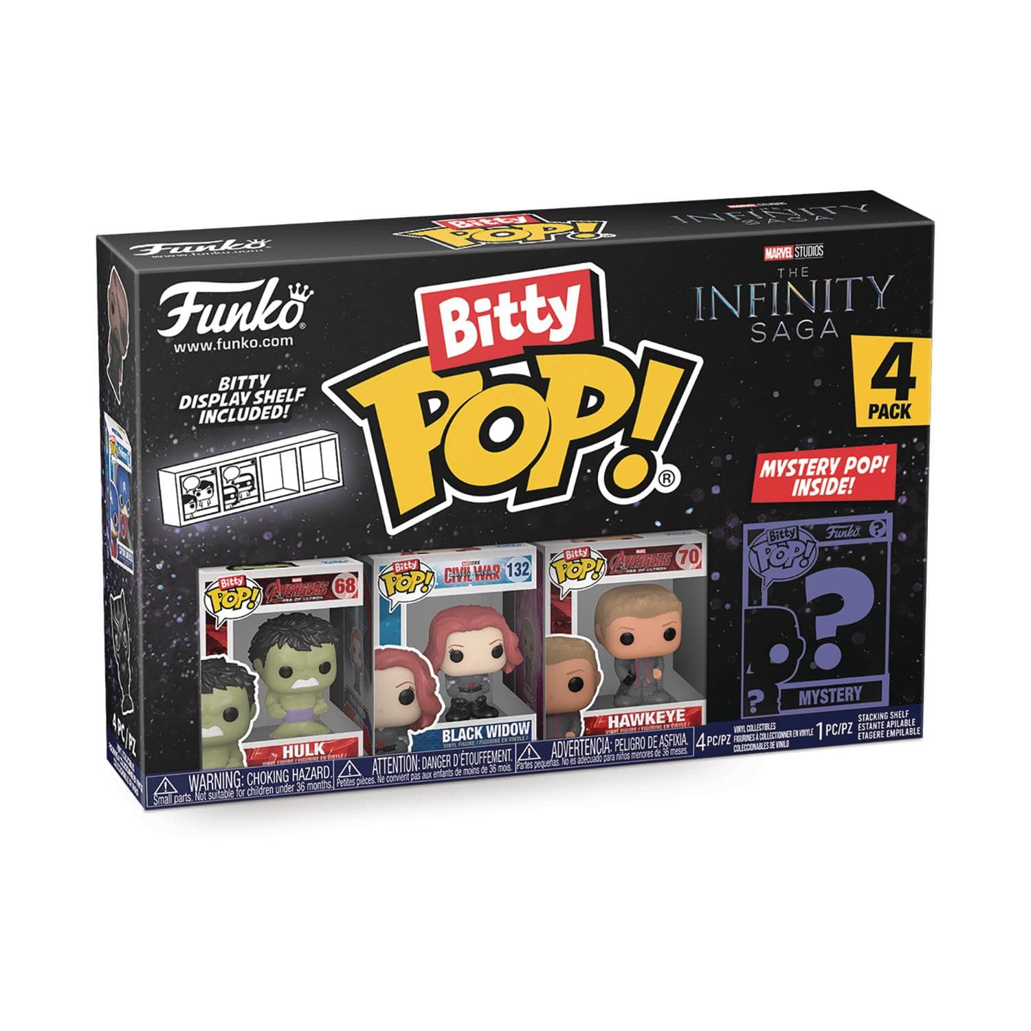 Funko Toys > Funko > Funko Pop! Funko Bitty Pop!: Marvel - Hulk 4pk 889698715041 DEC228117