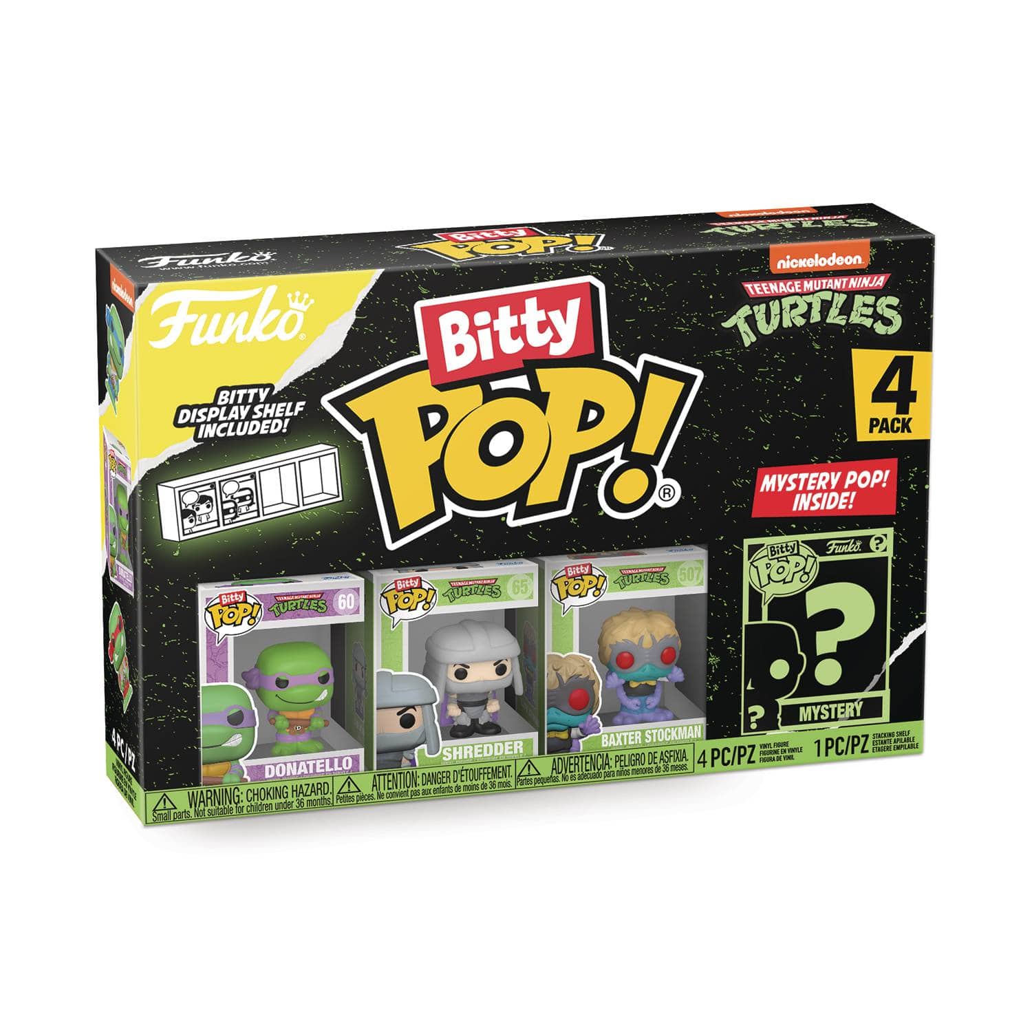 Funko Toys > Funko > Funko Pop! Funko Bitty Pop!: Teenage Mutant Ninja Turtles - Donatello 4pk 889698715089 SEP228506