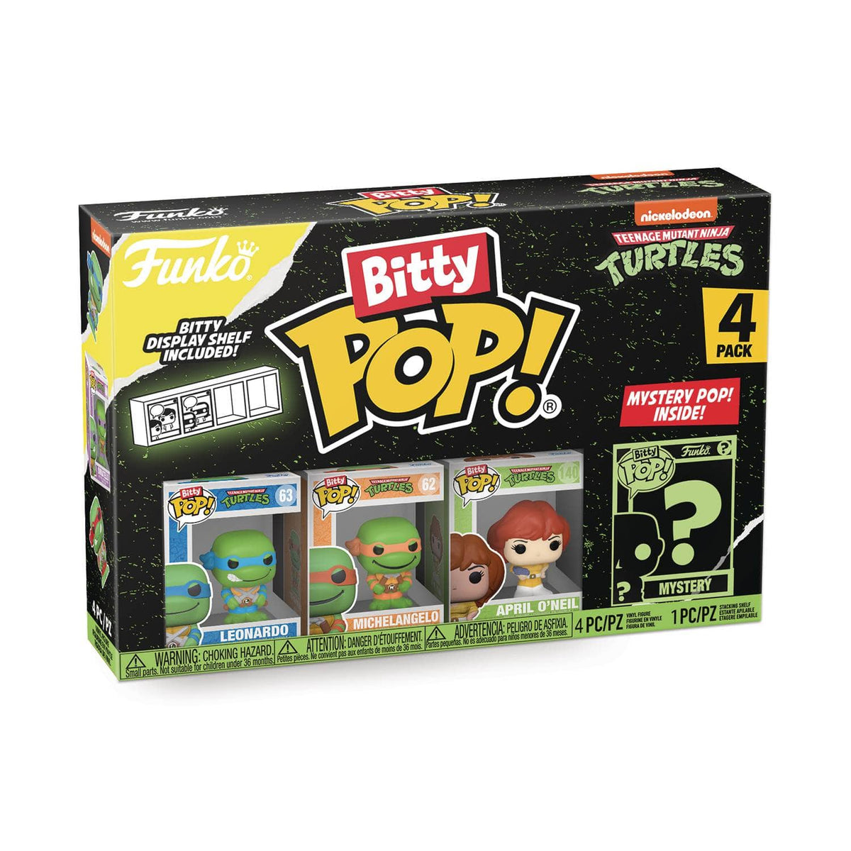 Funko Toys > Funko > Funko Pop! Funko Bitty Pop!: Teenage Mutant Ninja Turtles - Leonardo 4pk 889698715072 SEP228507