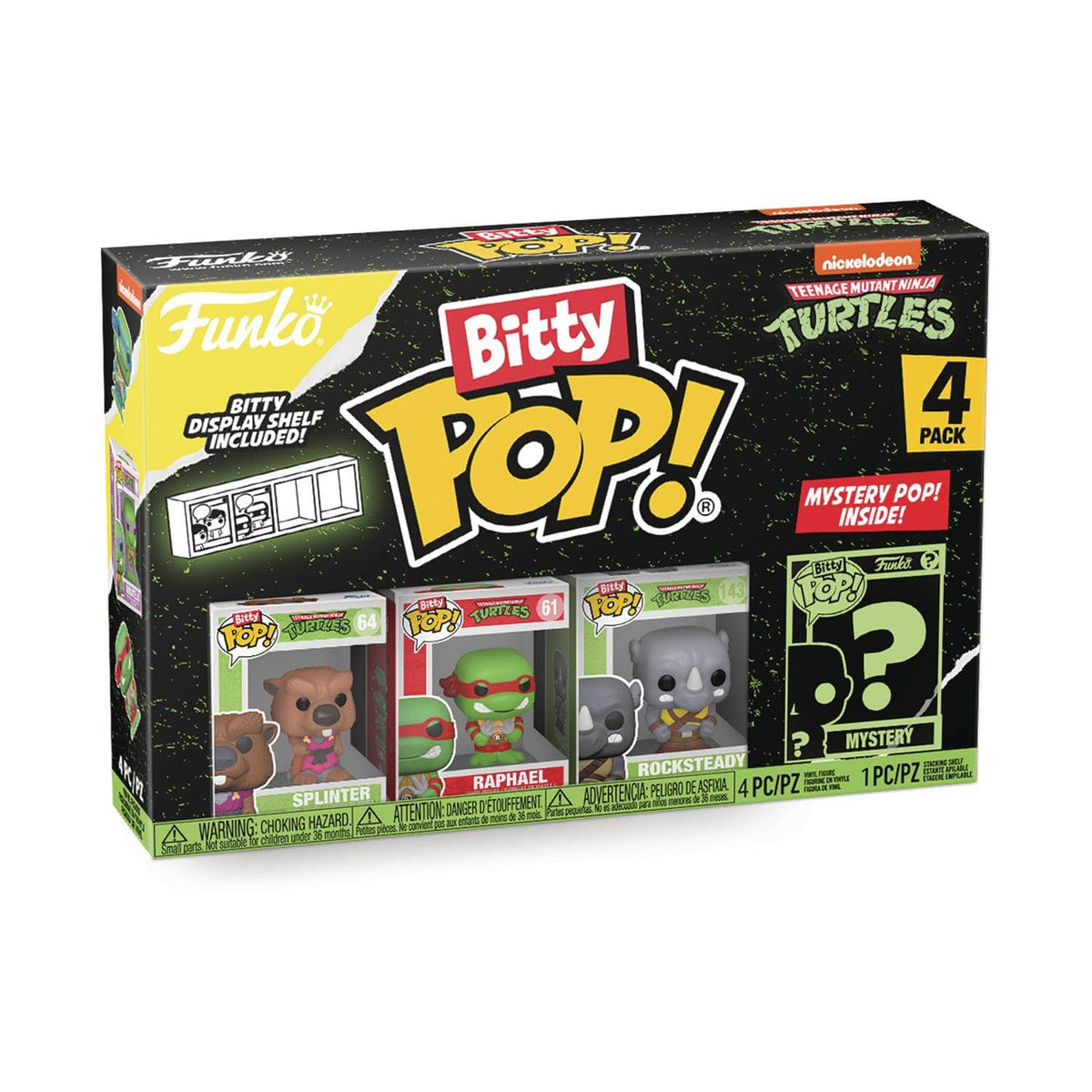 Funko Toys > Funko > Funko Pop! Funko Bitty Pop!: Teenage Mutant Ninja Turtles - Splinter 4pk 889698715096 SEP228508